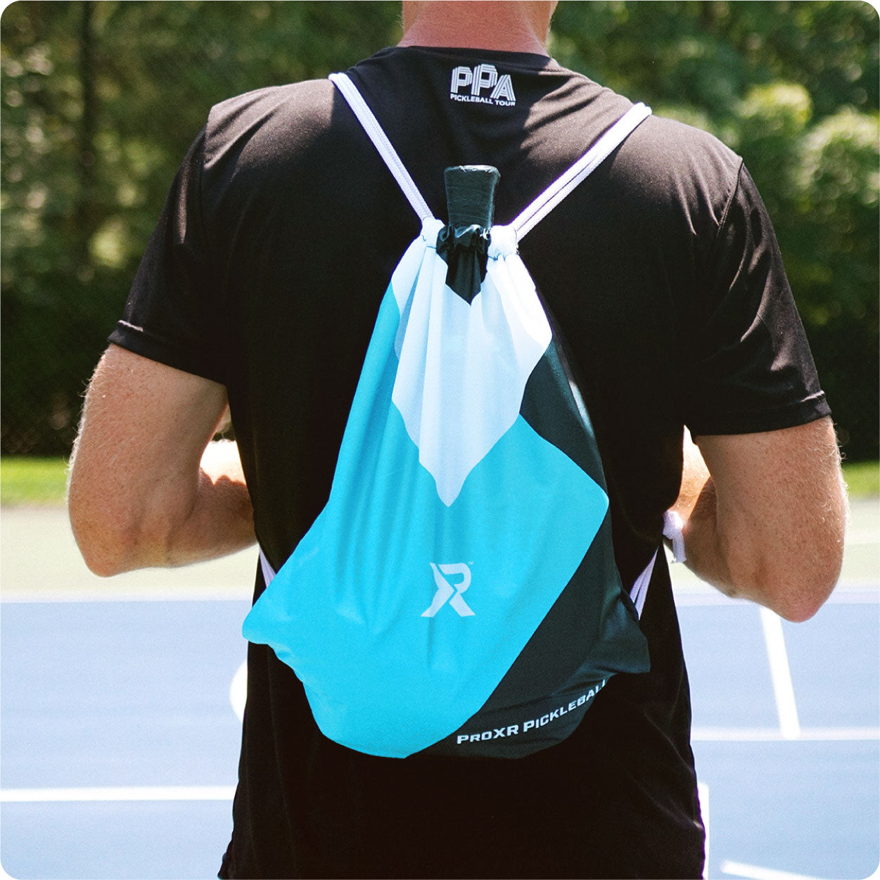 Drawstring bag with backpack straps on sale