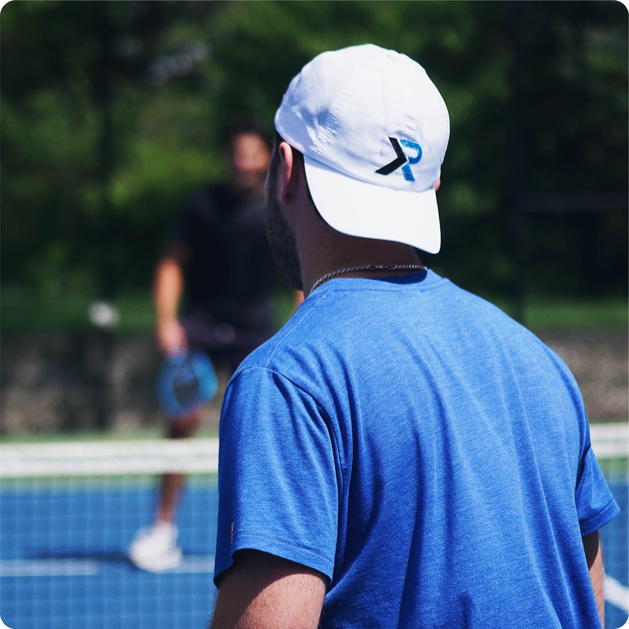 ProXR Pickleball Hat White/Bluemain